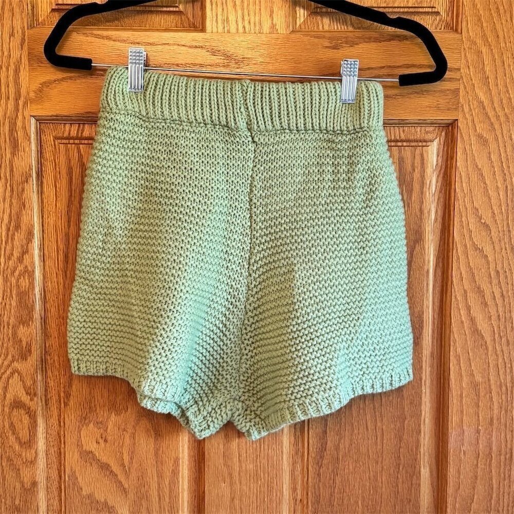 Princess Polly Women's Green Knit Shorts Size S/M Summer Casual